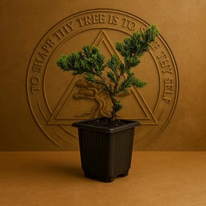 The Seedling - bonsaï de genévrier vivant de 3 pouces pour débutants | Arbre d&#39;initiation au rituel de la pépinière Bonsaï Boi | Petit bonsaï