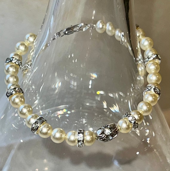 Sparkle and Pearl Bracelet