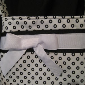 White Tie on Black and White image 2
