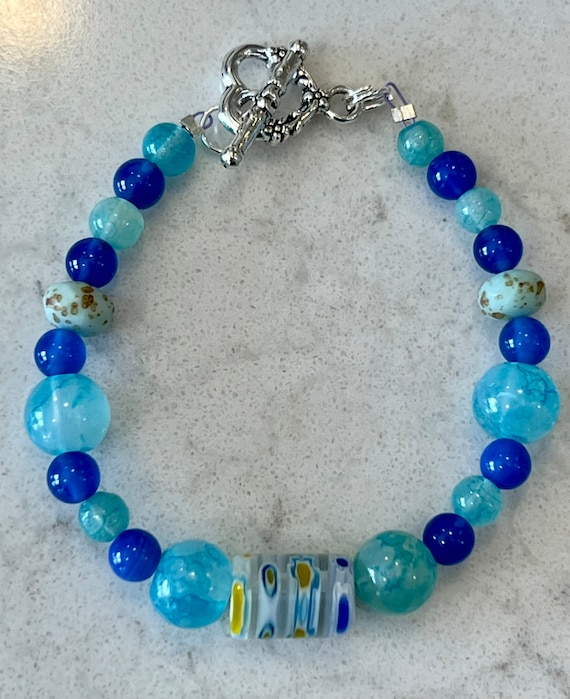 Blue in Blue Bracelet