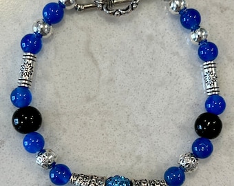 Blue Agate Bracelet