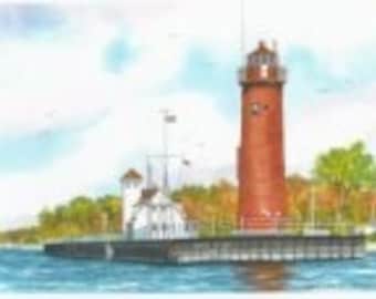 Muskegon Channel in Muskegon, Michigan