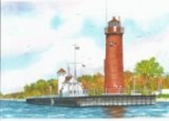 Muskegon Channel in Muskegon, Michigan