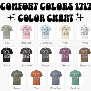 Shark Shirt Comfort Colors®, Vintage Shark Species Shirt, Marine Life Shirt, Ocean Animal Shirt, Fish Shirt, Shark Lover Gift, Aquarium Gift image 9