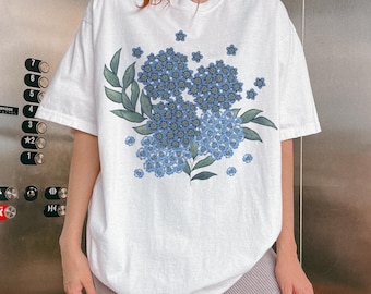Hoya Plant Shirt Comfort Colors®, Botanische Blumen Shirt, Cottagecore Ästhetik Shirt, Gartenliebhaber Geschenk, Zimmerpflanzen Shirt, Blumenliebhaber T-Shirt