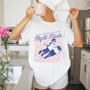 Maglietta unisex "Post Breakup Petty Humor" - Ho colto i sentimenti, tu hai colto il design della modalità volo, regalo divertente per una situazione, stampa Gildan 5000 DTG