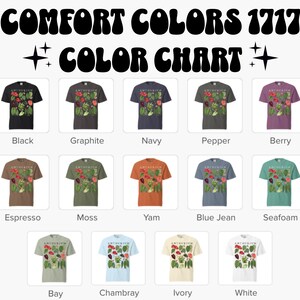 Anthurium Shirt Comfort Colors®, Vintage Botanical Shirt, Tropical Houseplant Tee, Anthurium Flower Shirt, Aroid Plant Tee, Plant Lover Gift image 10