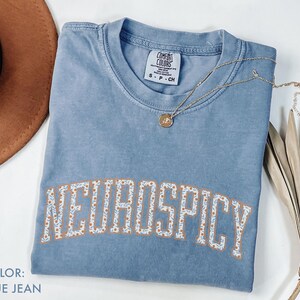 Neurospicy Comfort Colors Shirt – Funny Neurodivergent Humor Shirt, Sarcastic Shirt, Mental Health Tee, Trendy Unisex Gift for ADHD & Autism
