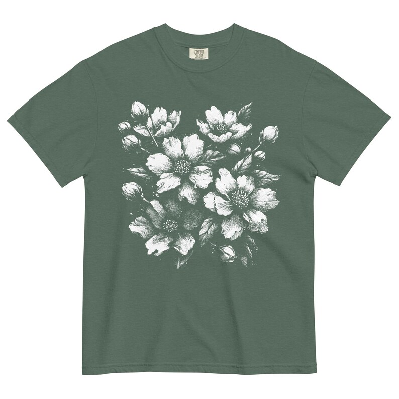 Unisex garment-dyed heavyweight t-shirt
