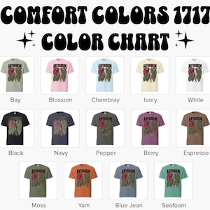 Anthurium Luxurians Shirt Comfort Colors, Vintage Botanical Anthurium Shirt, Rare Houseplant Shirt, Aroid Plant Tee, Indoor Plant Lover Gift image 8