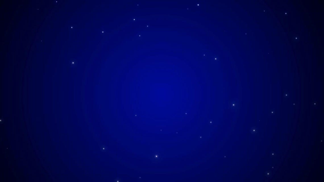 Blue Twinkling Stars Effect Background in 4k - Etsy
