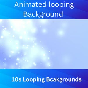 5x Bokeh-ljus animerad bakgrundsloop: VTuber-överlägg (PDF)