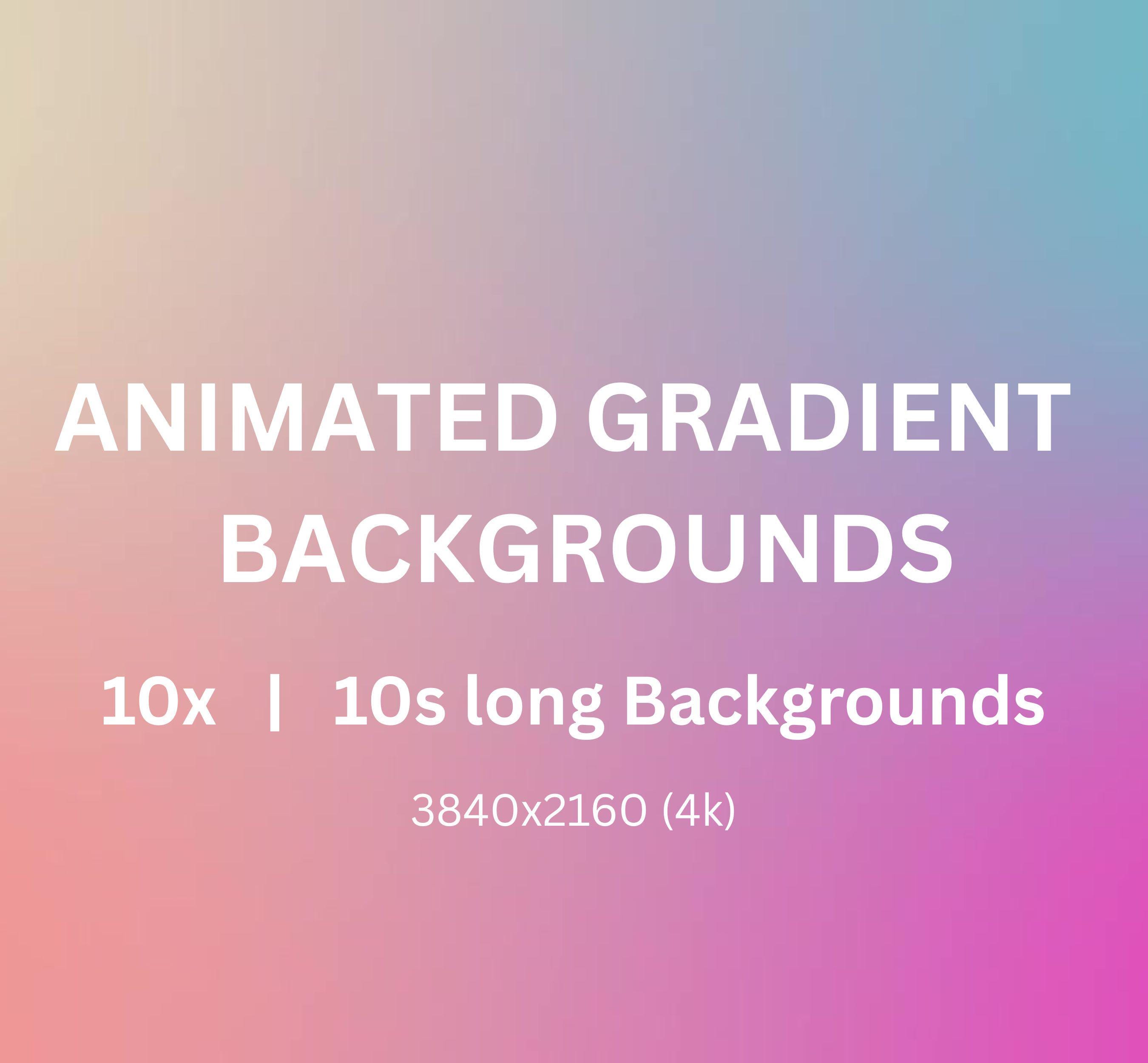 Animated Gradient Backgrounds, Abstract Gradients, Multicolor ...
