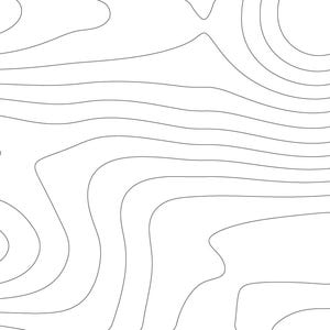 May include: Abstract topographic map design with contour lines in shades of gray on a white background. The lines curve and flow, creating a sense of depth and elevation. The overall theme is geography or cartography.
