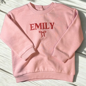 Cute Customized Name Baby Jumpers, Adorable Personalized Embroidered jumpers/ Sweatshirts for Babies and Toddlers
