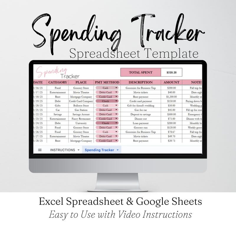 Kids Money Tracker Sheet - Etsy