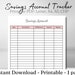 Savings Account Template Printable, Savings Account Printable, Savings ...