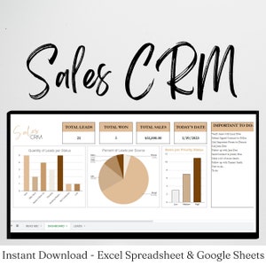 Sales CRM Template Excel, CRM Google Sheet, Crm Template, Excel, Customer Management Crm Google Sheet Customer Relationship Management Sheet