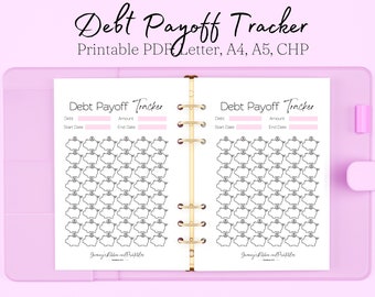 Debt Payoff Tracker Piggy Bank Printable PDF, Debt Printable, Debt Pay Off Tracker Printable, Debt Printable, Debt Payoff Planner, Pay Off