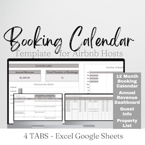 Booking Appointments, Reservation Template, Appointment Log, Scheduing Templates, Host Rental Management, Business Calendar