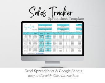 Sales Tracker Excel, Verkaufsziel-Tracker, Verkaufs-Dashboard, Verkaufs-Tracker Google Sheet, Verkaufs-Tracker-Vorlage, Verkaufsverfolgung Google Sheets