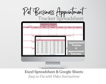 Fiches Google Sheets, Modèle de suivi des rendez-vous professionnels de toilettage de chiens, Modèles de suivi des rendez-vous professionnels de toilettage de chiens, Dressage de chien, Soins pour animaux de compagnie