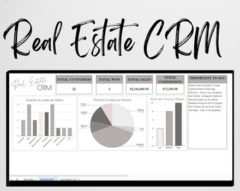 Real Estate CRM, Realtor CRM, Realtor Client Tracker, Realtor Client Sheet, Realtor Client Management Realtor Sales Tracker Realtor tracker