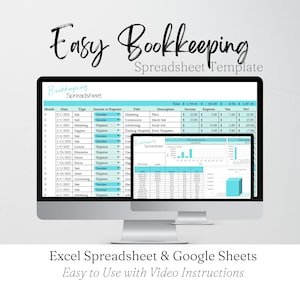 Contabilidad para pequeñas empresas: Hojas de cálculo de Google, Excel, Google Sheets.