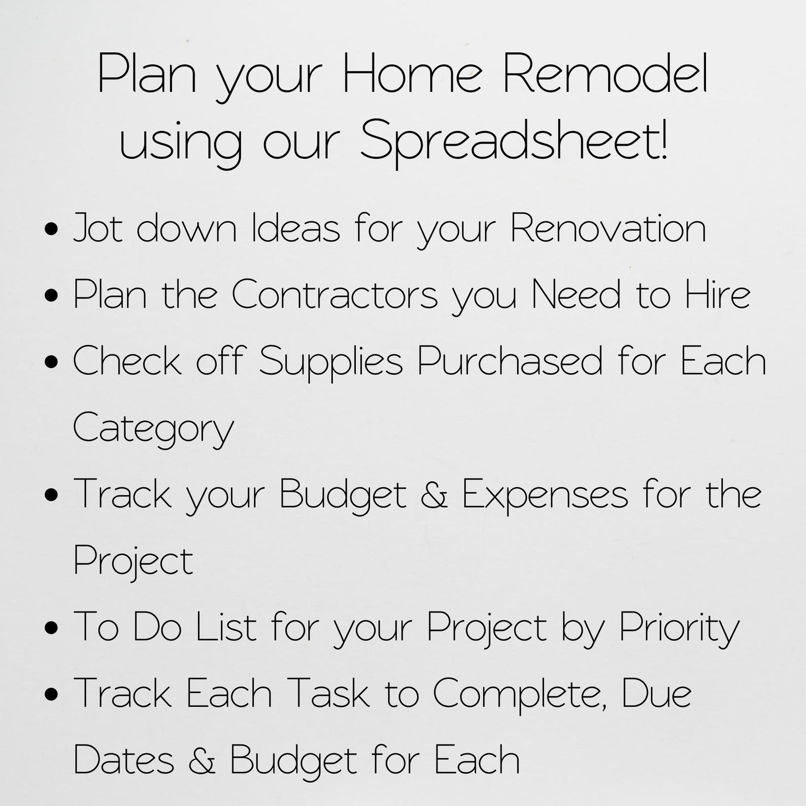 Home Remodel Planner, Remodeling Budget, Home Project Interior Design ...