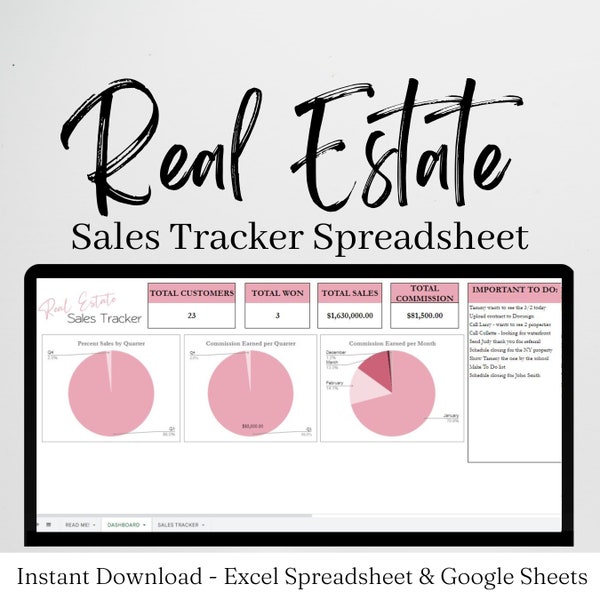Commission Tracker Excel - Etsy