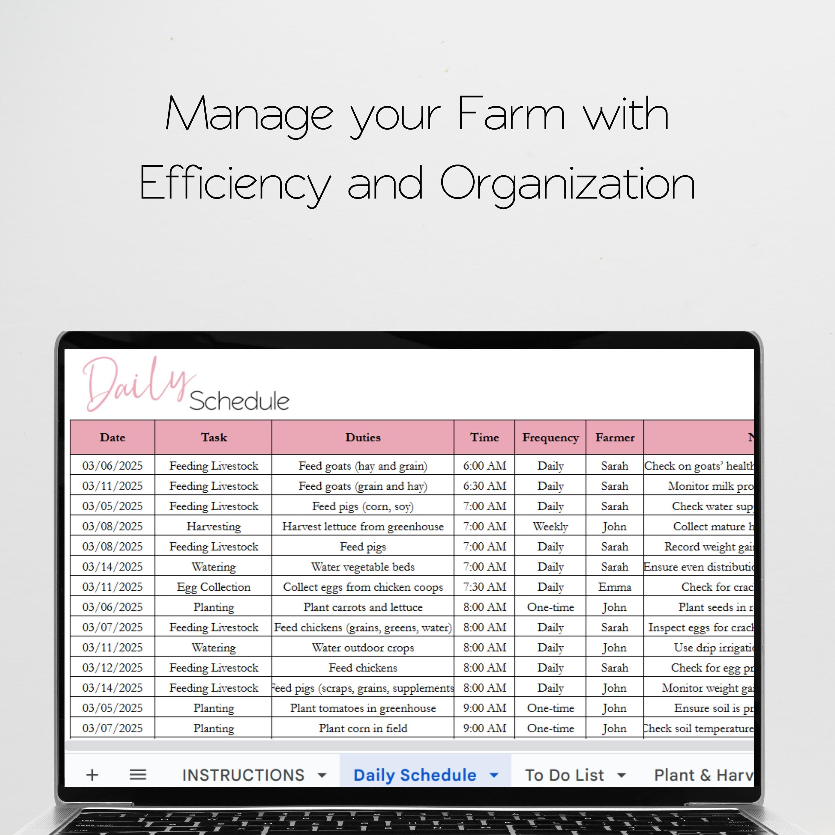 Farm Planner, Plant Planner, Animal Planner, Egg Tracker, Livestock ...