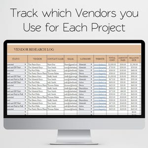 Planificador de gestión de proyectos / Seguimiento de proyectos en Google Sheets y Excel / Gestor de tareas, planificador de presupuestos, plantilla de planificación empresarial imagen 6