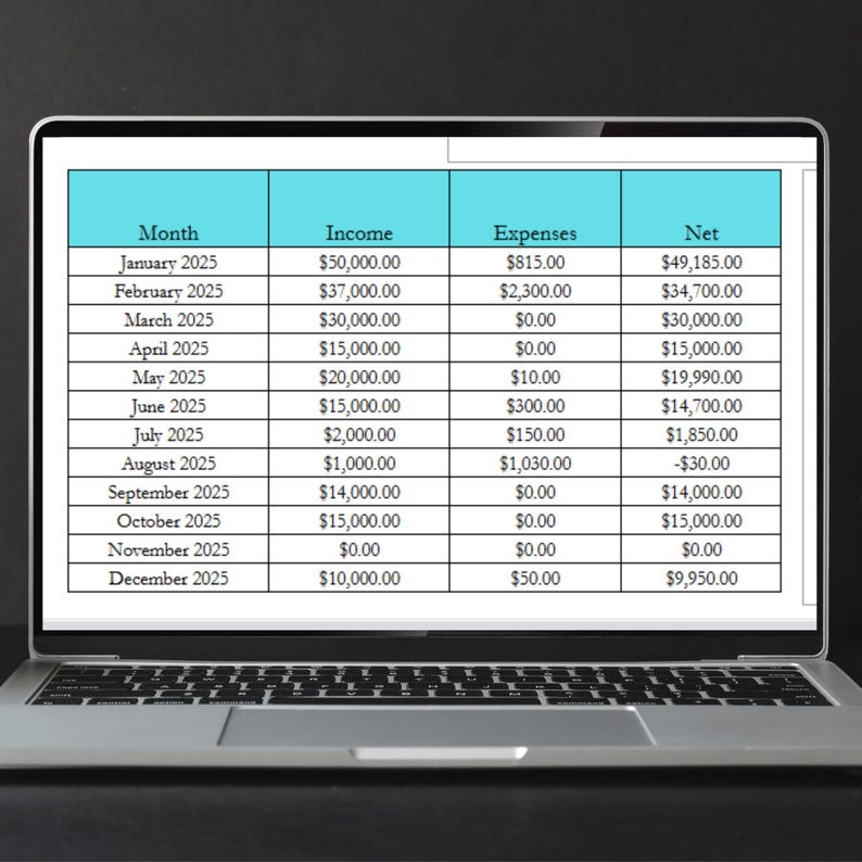 Realtor Bookkeeping, Income and Expenses Tracker Excel Income Tracker Google Sheets Excel, Real Estate Bookkeeping, Real Estate Book Keeping image 10