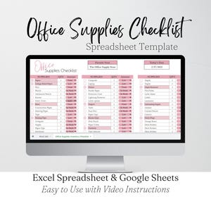 Office Supplies Checklist, Business Office Supplies Checklist Template Excel Spreadsheet Office Supply List Google Sheets, Home House