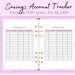 Savings Account Template Printable, Savings Account Printable, Savings ...