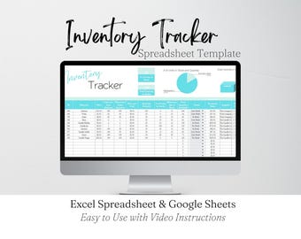 Inventory Management Spreadsheet, Inventory Management Excel, Inventory Tracker, Inventory Tracking Excel Spreadsheet, Product Inventory