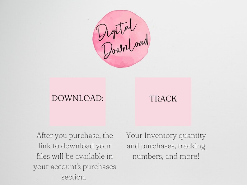 Inventory Tracker Google Sheets Inventory List Inventory - Etsy