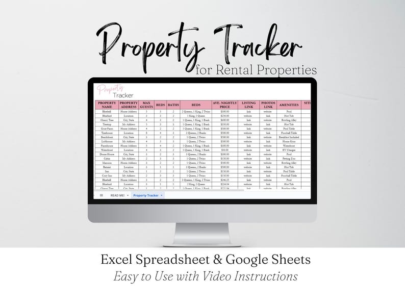 Property List for Property Management, Short Term Rental Property ...