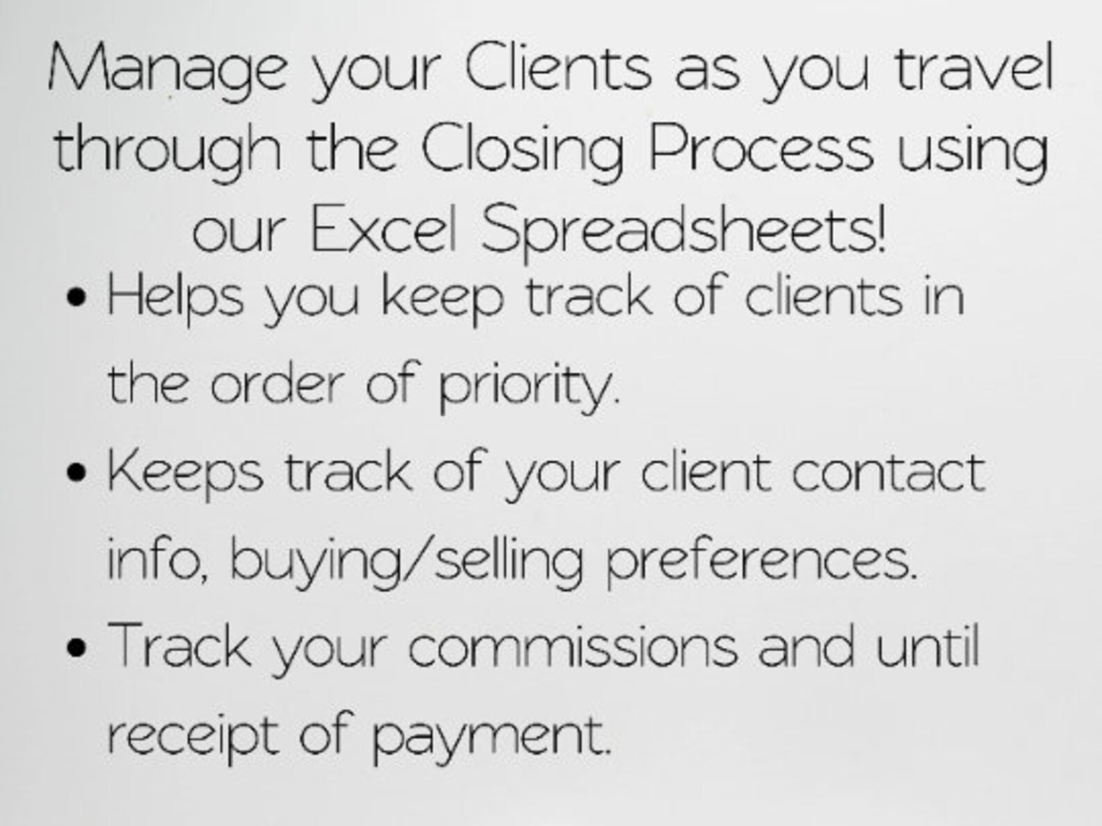 Realtor CRM, Realtor Client Tracker, Realtor Client Sheet, Realtor Client Management Realtor