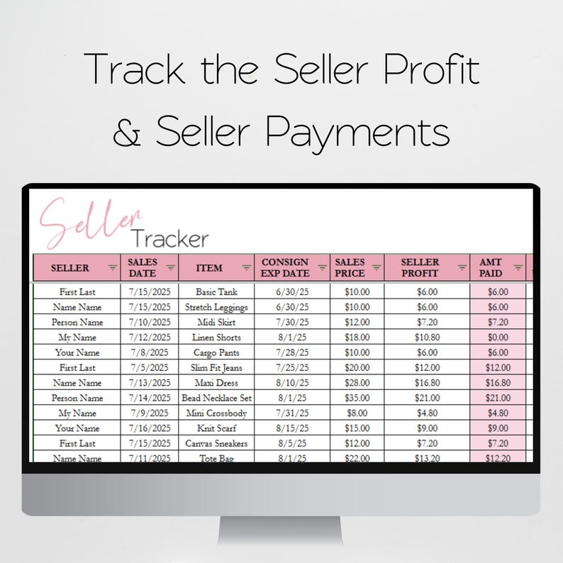 Consignment Inventory Tracker, Thrift Shop Product Management, Resale ...