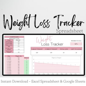 Gewichtsverliestracker Google Spreadsheets, Gewichtsverliestracker Excel, Gewichtsverliesplanner Excel, Gewichtsverliestracker digitaal, Gewichtsverliesgrafiek