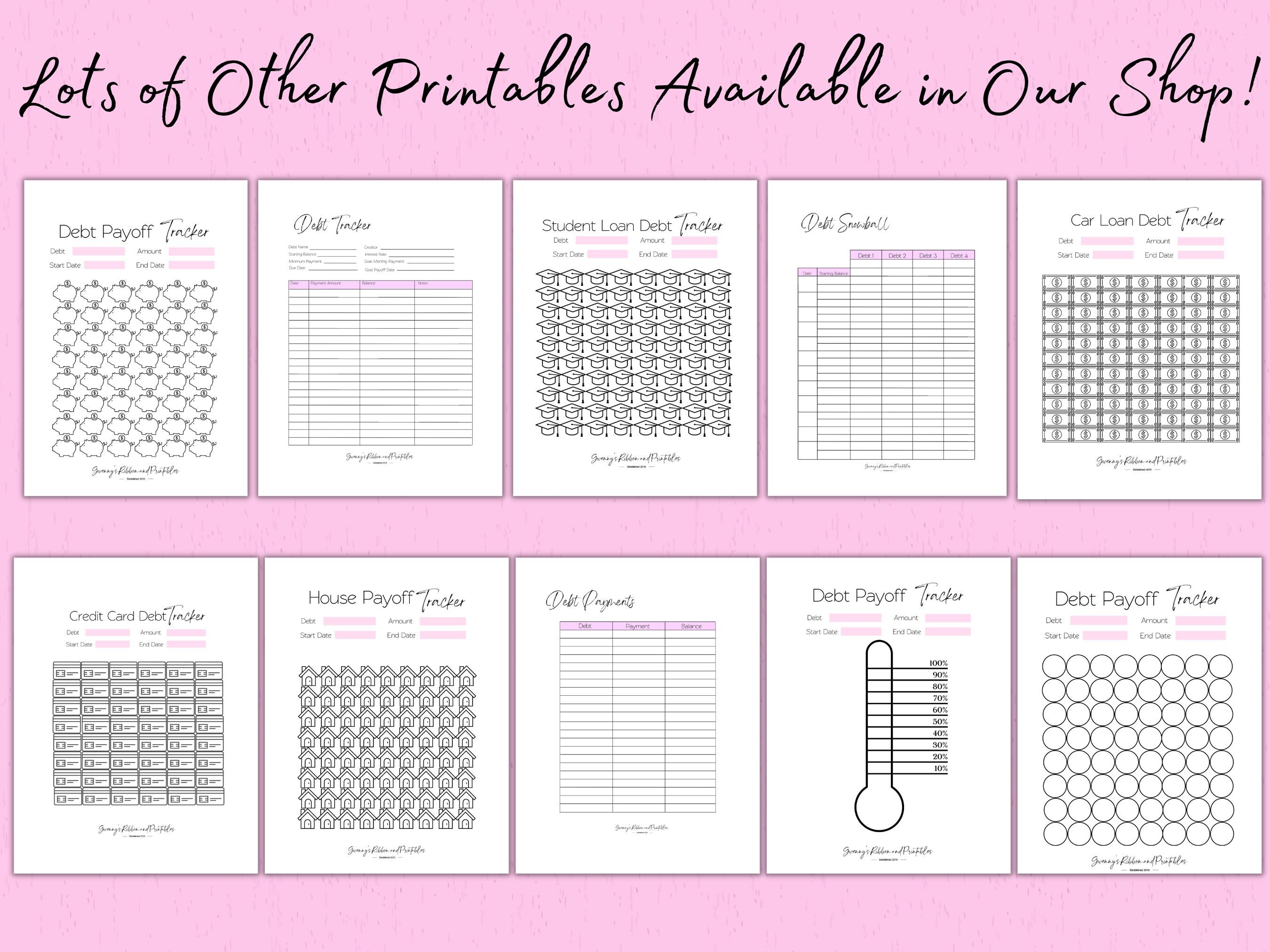 Monthly Expense Tracker Printable Monthly Expense Sheet - Etsy
