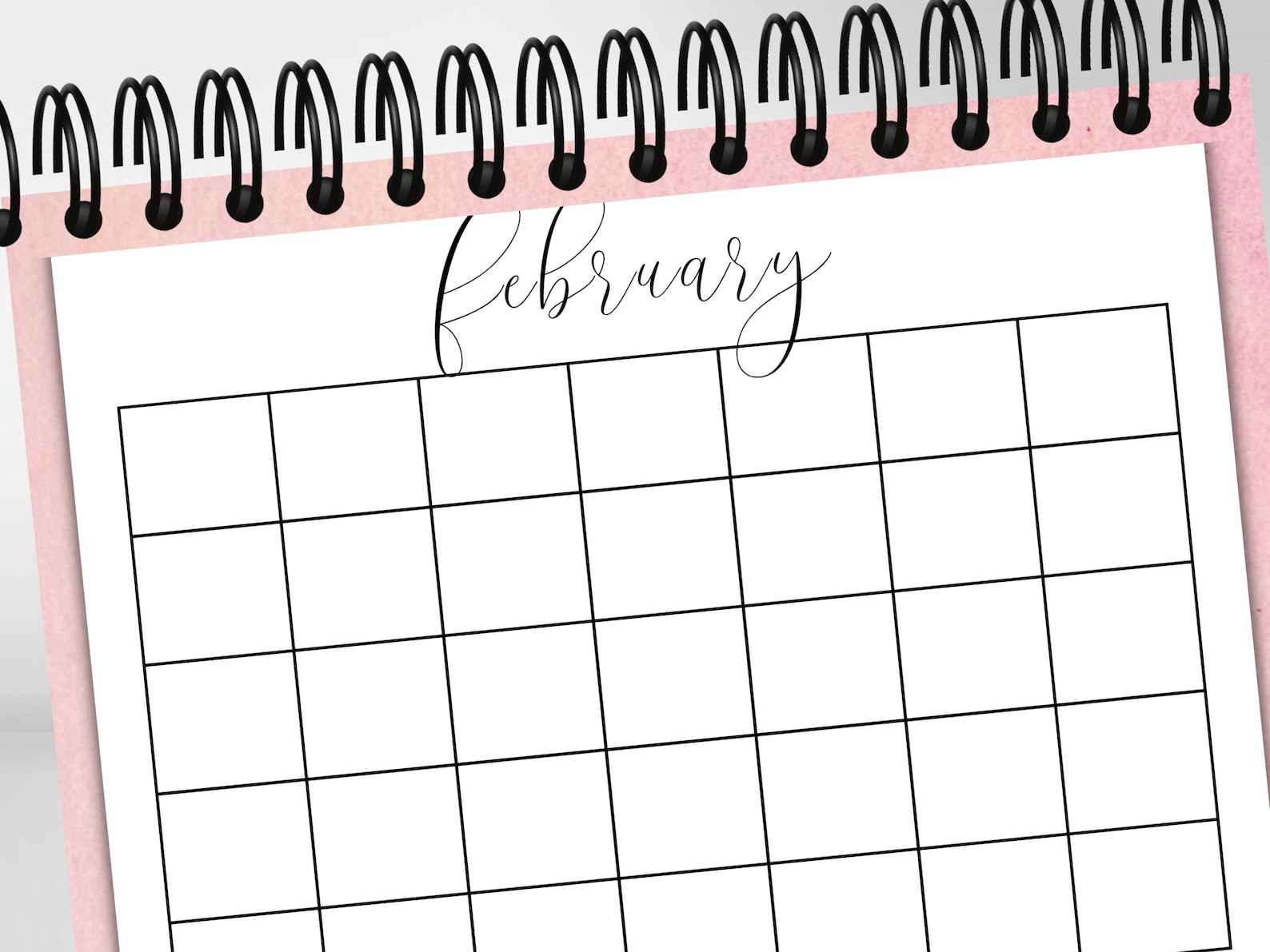 Blank Calendar PDF Calendar Printable - Il 1588xN.4698154341 Lufx 