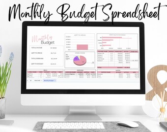 Monthly Budget Spreadsheet Google Sheets, Biweekly Budgeting Excel Spreadsheet, Finance Tracker Personal Budget Planner Paycheck Budget