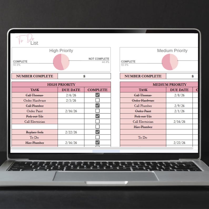 Foglio di calcolo Excel per la pianificazione della ristrutturazione della casa, miglioramento della casa, pianificazione del budget per la ristrutturazione della casa, pianificazione del progetto di interior design con Fogli Google immagine 10