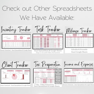 Small Business Bookkeeping Google Sheets, Small Business Bookkeeping Excel, Small Business Bookkeeping Google Spreadsheet Bookkeeping Sheets image 19