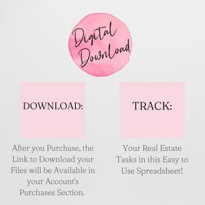 Realtor Transaction Checklist, Real Estate Excel Spreadsheets, Transaction Coordinator Tracker, Transaction Coordinator Templates Checklist image 7