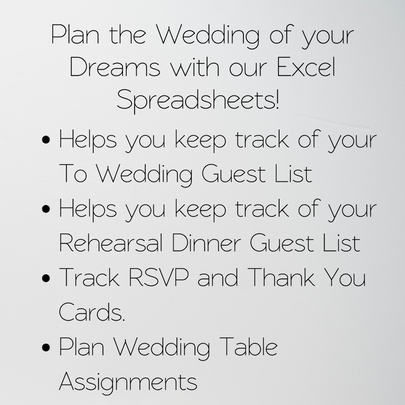 Plantilla de lista de invitados de boda, Hojas de cálculo de Google para lista de invitados de boda, Lista de invitados de boda en Excel, Hoja de cálculo para lista de invitados de boda, Seguimiento de invitados imagen 3