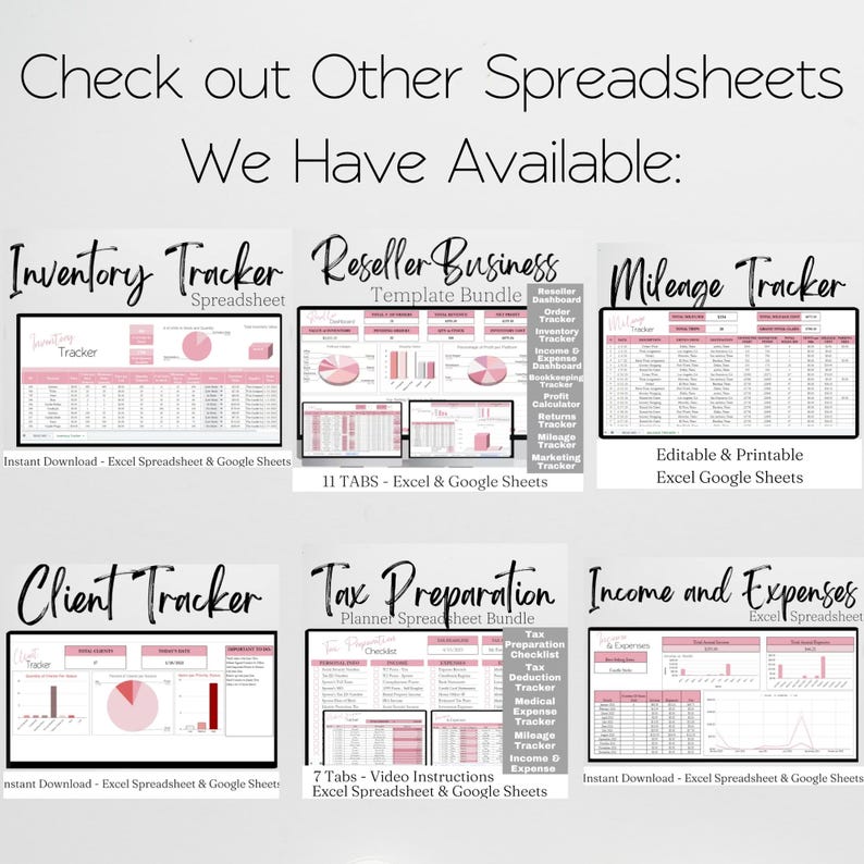 Salon Bookkeeping Template, Hair Salon Income and Expenses Tracker Log, Beauty Salon, Nail Salon Hair Salon Excel Spreadsheet Google Sheets image 20