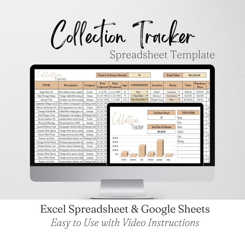 Sports Card Inventory Spreadsheet - Etsy